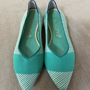 Rothy's Women's Teal Calypso Flats